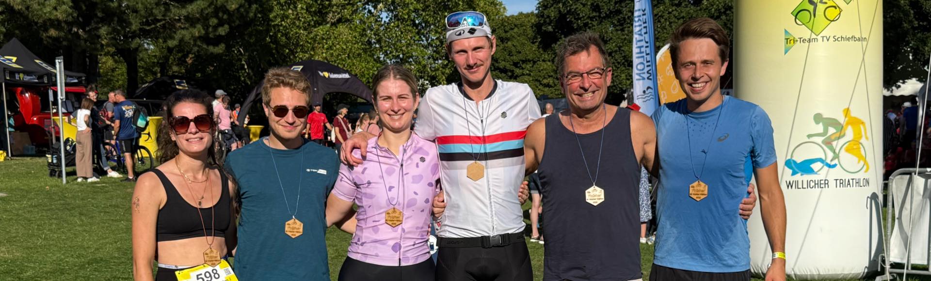 3. erfolgreiche Teilnahme am Triathlon in Willich