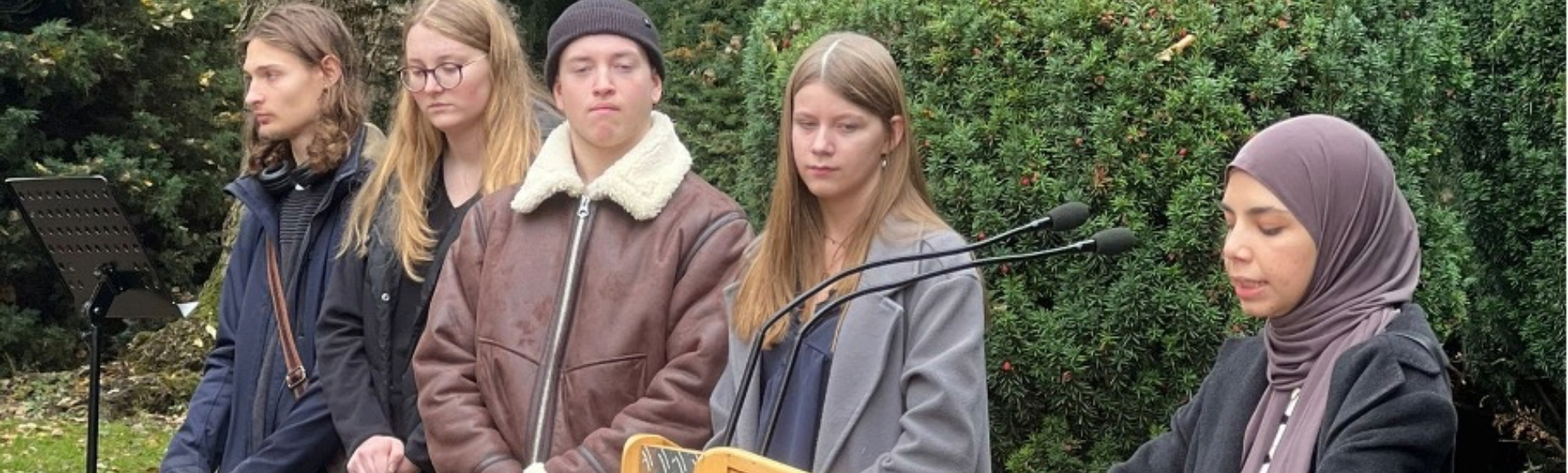 Gedenkveranstaltung zur Reichspogromnacht 1938 in Hochneukirch – „Erinnern heißt, Verantwortung zu übernehmen.“