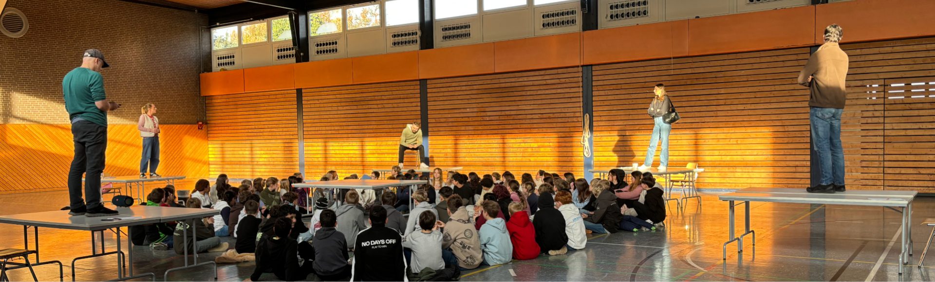 „Stark im Konflikt“ – Theaterprojekt an der Gesamtschule Jüchen