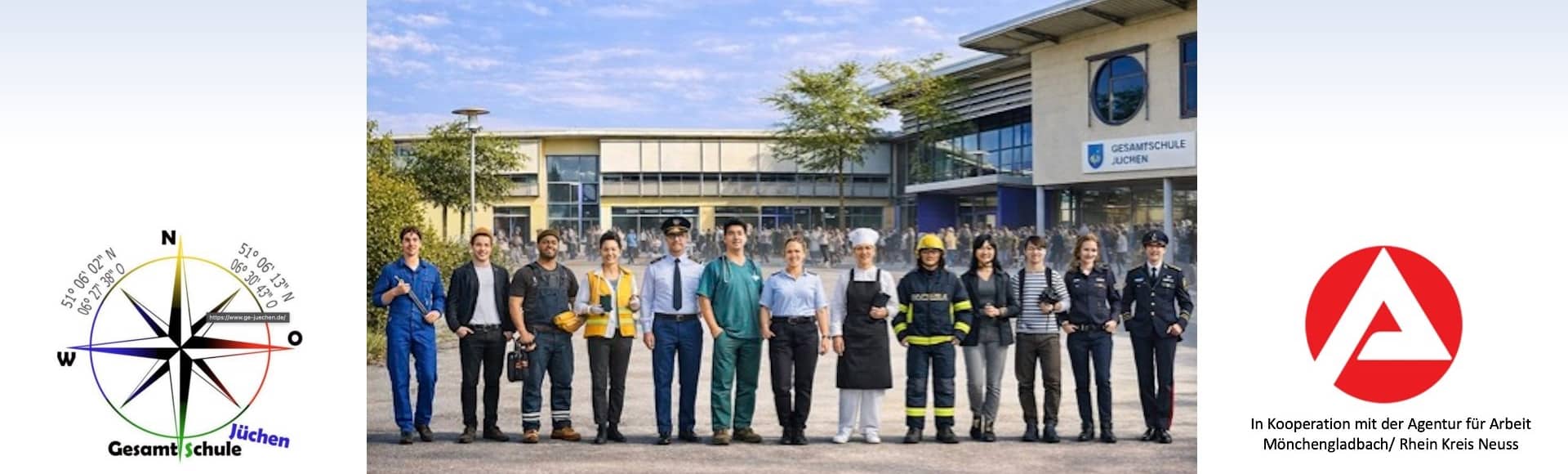 Erneut eine erfolgreiche Berufswahlmesse an der Gesamtschule Jüchen