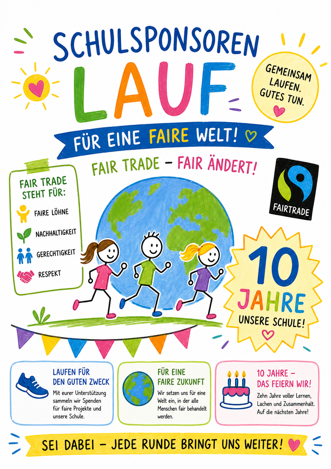 Plakat Sponsorenlauf 2026